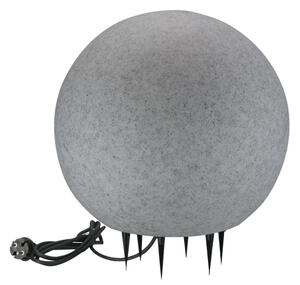 Екстериорна лампа ARGENTO 1xE27/15W/230V Ø 40 см IP65 сив