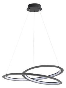 LED Пендел TANGO LED/44W/230V 4000K Ø 60 см черен
