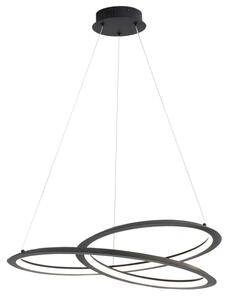 LED Пендел TANGO LED/44W/230V 4000K Ø 60 см черен
