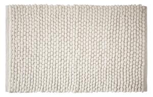 Бял килим за баня 50x80 cm Aspen Bobble – Bianca