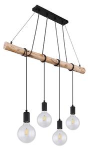 Globo 15439-4 - Висящ на въже полилей AUSTON 4xE27/60W/230V