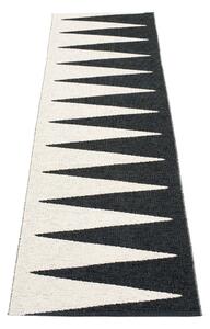 Черно-бяла пътека за открито и закрито 70x250 cm Vivi Black – Pappelina