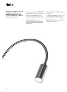 Redo 01-1195 - LED Гъвкав малка лампа HELLO LED/3W/230V хром