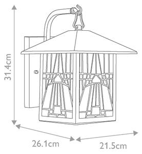 Elstead QZ-INGLENOOK2-M-Външно стенно осветително тяло INGLENOOK 1xE27/60W/230V IP44