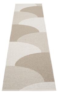 Бежова пътека за открито и закрито 70x270 cm Hill Dark Linen – Pappelina