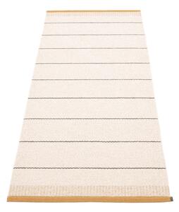 Пътека за открито и закрито в цвят жълта охра и крема 85x200 cm Belle Ochre – Pappelina