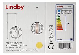 Lindby - Пендел KORIKO 1xE27/60W/230V