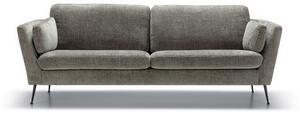 Сив кадифен диван 220 cm Mynta – Sits