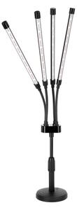 Димируема настолна LED лампа за отглеждане на растения VITARO 4xLED/10W/230V черна