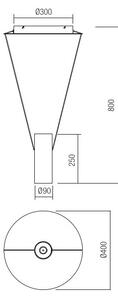 Redo 01-1970 - LED Димируем пендел ESSENCE LED/24W/230V CRI 90 бял