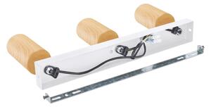 Brilagi - Спот SELE 3xGU10/30W/230V бял/дъбов декор