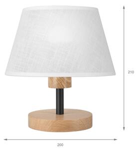 Brilagi - LED Настолна лампа ANTHONY 1xE14/40W/230V дъб/бял