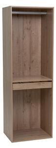Отворен модулен шкаф от декор от дъб в естествен цвят 60x180x45 cm Modular – Casa Selección