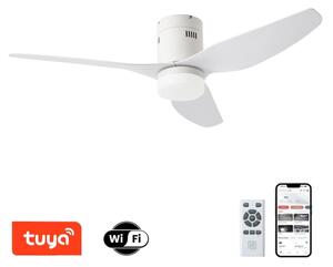 ZEVENTI - LED таванен вентилатор PADUA LED/18W/230V Wi-Fi Tuya бял + дистанционно управление