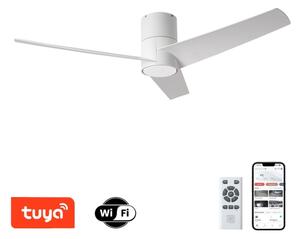 ZEVENTI - LED Таванен вентилатор BARROSA LED/18W/230V Wi-Fi Tuya бял + ДУ