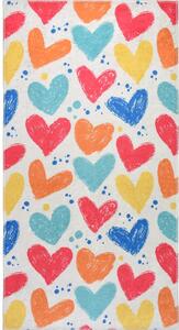 Детски килим подходящ за пране 80x120 cm Hearts of Love – Vitaus