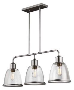 Feiss FE-HOBSON-3P-SN - Висящ полилей HOBSON 3xE27/60W/230V