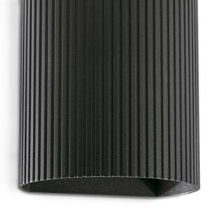FARO 40527 - Аплик SOLE 1xGU10/8W/230V черен велпапе кръгъл