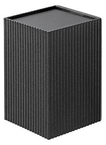 FARO 40535 - Аплик SOLE 1xGU10/8W/230V черен велпапе ъглов