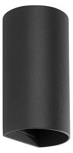 FARO 40539 - Аплик SOLE 2xGU10/8W/230V черен кръгла
