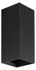 FARO 40566 - Аплик SOLE 2xGU10/8W/230V черен велпапе ъглов