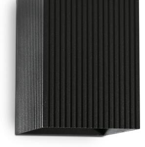 FARO 40566 - Аплик SOLE 2xGU10/8W/230V черен велпапе ъглов