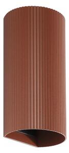 FARO 40545 - Аплик SOLE 2xGU10/8W/230V тухла велпапе кръгла