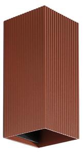 FARO 40568 - Аплик SOLE 2xGU10/8W/230V тухла велпапе ъглов