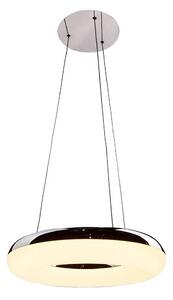 LED Пендел LED/40W/230V 3000K Ø 40 см лъскав хром