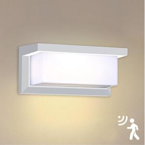 Brilagi-LED Екстериорен аплик със сензор BRICKY LED/12W/230V бял IP54
