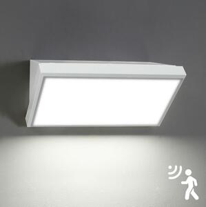 Brilagi-LED Външен стенен осветител с вграден сензор TRIANGLE LED/20W/230V бял IP65