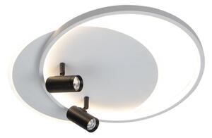 LED Димируем плафон LED/65W/230V 3000-6500K бял + дистанционно управление