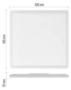 LED Плафониера FLORI LED/22W/230V 4000K бял 42x42 см