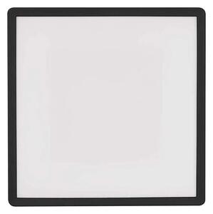 LED Плафониера FLORI LED/18W/230V 4000K черен 29x29 см