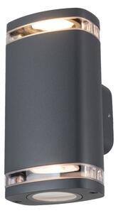 Kanlux 38887 - Екстериорен аплик ZEVI 2xGU10/10W/230V IP54 антрацит