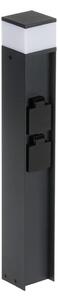 Kanlux 38765-Екстериорна лампа с 2 контакта DASTEN 1xG9/11W/230V 50 см IP44 черен