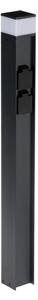 Kanlux 38767-Екстериорна лампа с 2 контакта DASTEN 1xG9/11W/230V 80 см IP44 черен
