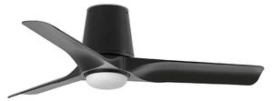 FARO 33827-1TW - LED таванен вентилатор с димер HEY TUB, LED 10W/230V, черен, Ø 90 см + дистанционно управление