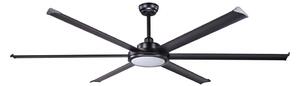FARO 34203-130 - LED Вентилатор за таван ROTTERDAM XL LED/32W/230V черен Ø 200 см + д.у
