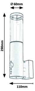 Rabalux - Екстериорен аплик със сензор 1xGU10/7W/230V IP44
