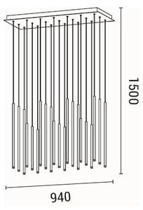 LED Пендел LED/47W/230V 3000K