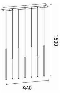 LED Пендел LED/16W/230V 3000K