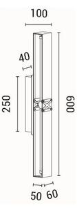LED аплик LED/13W/230V 3000K