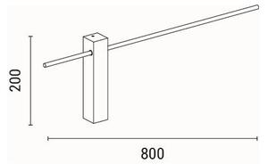 LED аплик LED/10W/230V 3000K