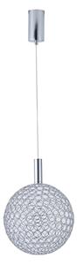 LED Пендел LED/6,3W/230V 3000K лъскав хром Ø 25 см
