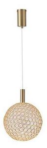 LED Пендел LED/6,3W/230V 3000K златист Ø 25 см