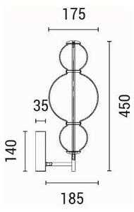 LED аплик LED/12,6W/230V 3000K