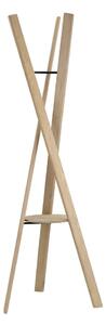 Стойка за връхни дрехи от масивен дъб в естествен цвят 62x176 cm Rakku – Blomus