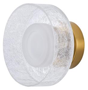 LED аплик LED/8W/230V 3000K златист/прозрачен