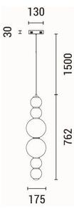 LED Пендел LED/24W/230V 3000K